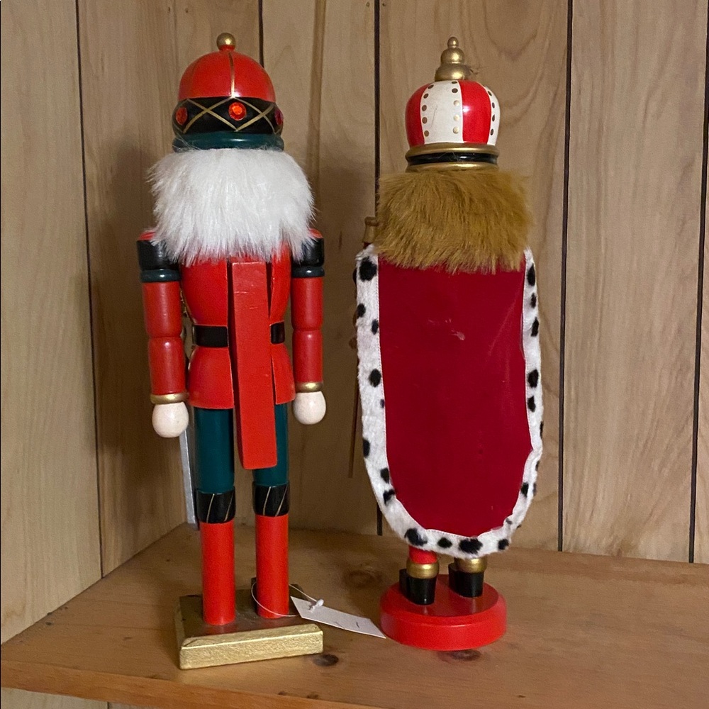 2 - 15” Handpainted Wooden Nutcrackers - Picture 2 of 2
